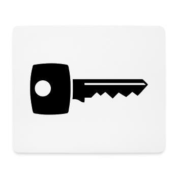 Key - Mouse Pad (horizontal) - white - Front