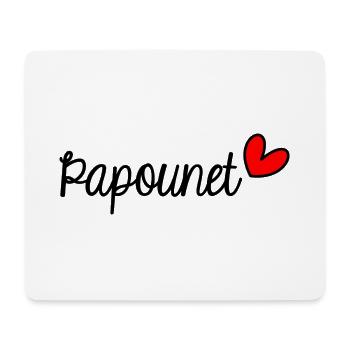 PAPOUNET. DAD. FATHER'S DAY. HAPPY FATHER'S DAY - Mouse Pad (horizontal) - white - Front