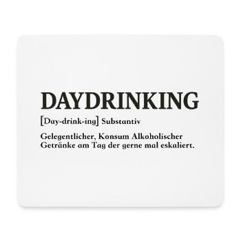 Boire des dictons amusants sur l’alcool - Tapis de souris (format paysage) - blanc - Devant