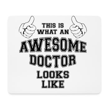 So sieht ein toller Arzt aus Geschenke - Mousepad (Querformat) - Weiß - Vorne