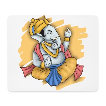 Indien Inder Hindu Ganesha Gott Land I Geschenk - Mousepad (Querformat) - Weiß - Vorne