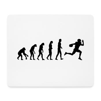 American Football Evolution - American Football - Mousepad (Querformat) - Weiß - Vorne