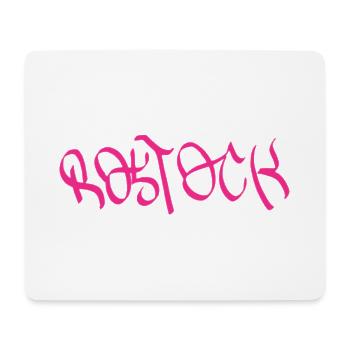 Rostock Graffiti Style T-Shirt - Mouse Pad (horizontal) - white - Front