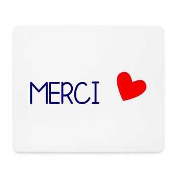MAÎTRESSE. MAITRE. MERCI. MERCI MAÎTRESSE. MAITRES - Tapis de souris (format paysage) - blanc - Devant
