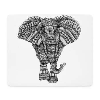 elephant - Mouse Pad (horizontal) - white - Front