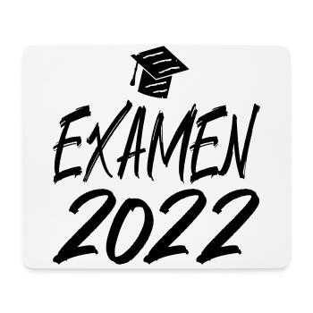 Abschluss Examen 2022 Hut Pinselschrift - Mousepad (Querformat) - Weiß - Vorne