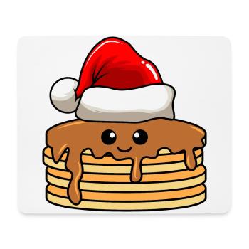 Pancake Weihnachten Comic Xmas - Mousepad (Querformat) - Weiß - Vorne
