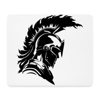 Krieger Sparta Helm Spartaner - Mousepad (Querformat) - Weiß - Vorne