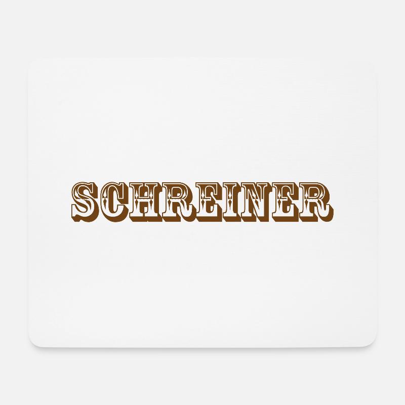Schreiner - Mousepad (Querformat) - Weiß