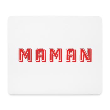 MAMAN. FÊTE DES MÈRES. BONNE FÊTE MAMAN. NOËL - Tapis de souris (format paysage) - blanc - Devant