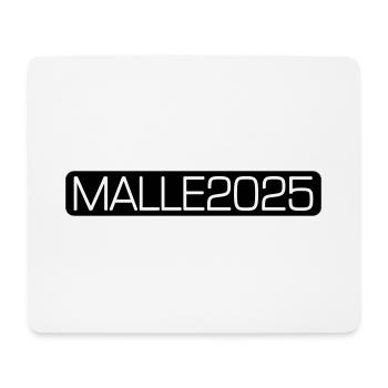 Malle 2025 - Mousepad (Querformat) - Weiß - Vorne