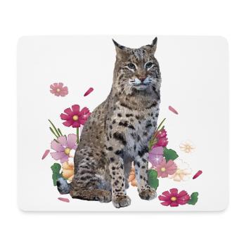 Lynx - Tapis de souris (format paysage) - blanc - Devant