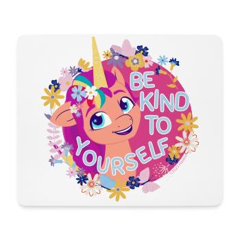My Little Pony Be Kind To Yourself Flowers - Tapis de souris (format paysage) - blanc - Devant