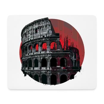 Colisée, Rome, Italie, Ville, Horizon, Art - Tapis de souris (format paysage) - blanc - Devant