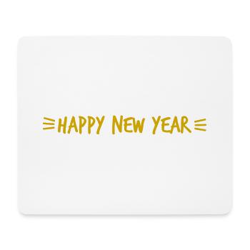 HAPPY NEW YEAR. NEW YEAR'S EVE. NEW YEAR - Mouse Pad (horizontal) - white - Front