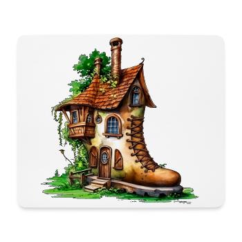 Old Boot House - Mouse Pad (horizontal) - white - Front