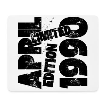 APRIL LIMITIERTE EDITION 1990 - Mousepad (Querformat) - Weiß - Vorne