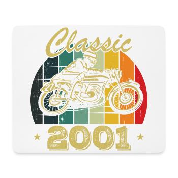 Cadeau D’anniversaire Classique vintage Né en 2001 - Tapis de souris (format paysage) - blanc - Devant