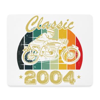 Klassisches Vintage-Geburtstagsgeschenk aus dem Jahr 2004 - Mousepad (Querformat) - Weiß - Vorne
