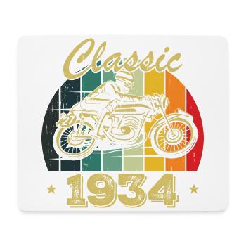 Cadeau D’anniversaire Classique vintage Né en 1934 - Tapis de souris (format paysage) - blanc - Devant