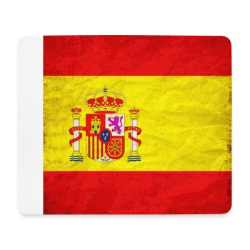 Drapeau espagnol - Tapis de souris (format paysage) - blanc - Devant