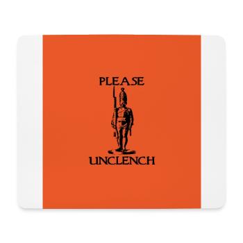 Bitte lösen (schwarze Silhouette) ZUBEHÖR - Mousepad (Querformat) - Weiß - Vorne