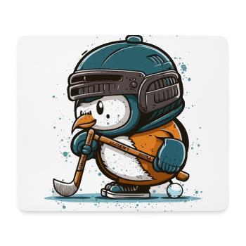 Pinguin Puckster - Mousepad (Querformat) - Weiß - Vorne