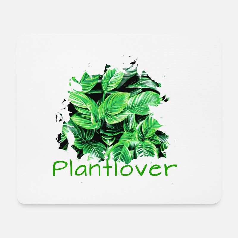Philodendron, Pflanzen, Pflanze, Liebhaber - Mousepad (Querformat) - Weiß