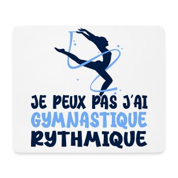 Ich kann nicht Ich habe Vintage Rhythmic Gym Frau - Mousepad (Querformat) - Weiß - Vorne