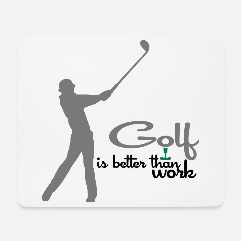 golf - Mouse Pad (horizontal) - white