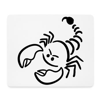 skorpion - Mouse Pad (horizontal) - white - Front