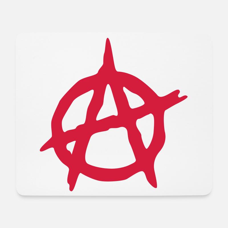 anarchy - Mouse Pad (horizontal) - white