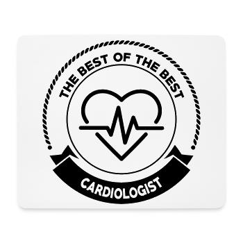 Cardiologist Kardiologe Cardiologue Doctor - Mouse Pad (horizontal) - white - Front