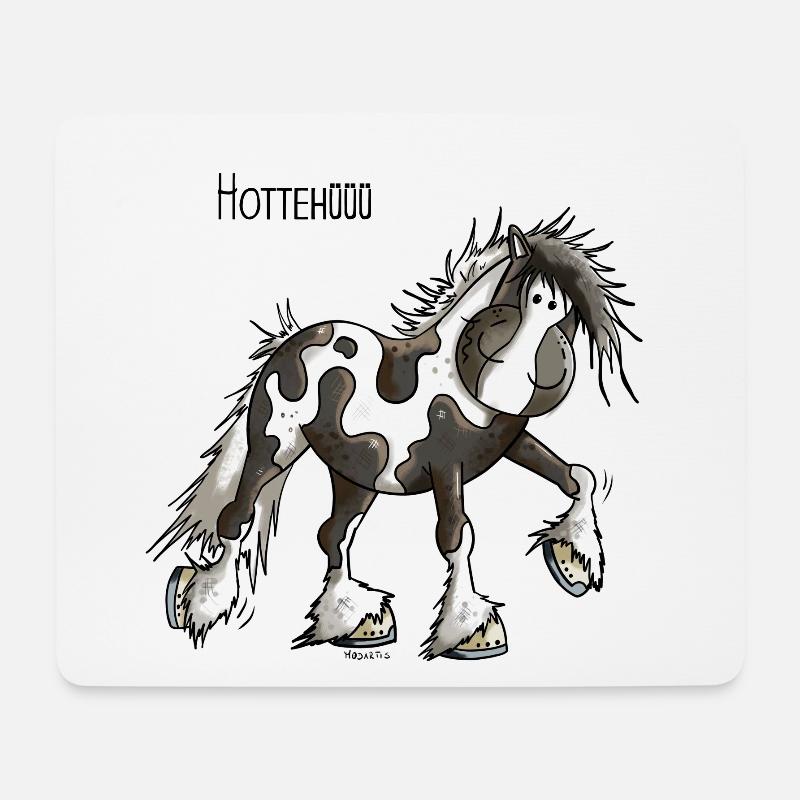 Hottehüüü Irish Tinker - Mousepad (Querformat) - Weiß
