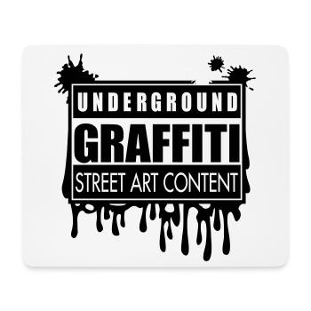 Underground graffitis flex - Tapis de souris (format paysage) - blanc - Devant