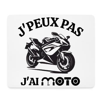 moto, faire de la moto, motard - Tapis de souris (format paysage) - blanc - Devant