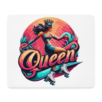 Regal Skate Queen Illustration - Mouse Pad (horizontal) - white - Front