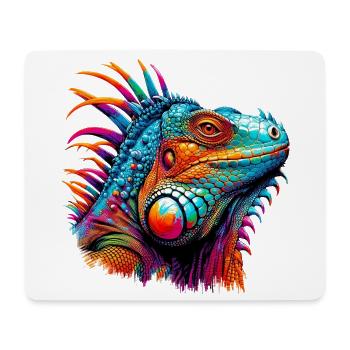 Iguana - Mouse Pad (horizontal) - white - Front