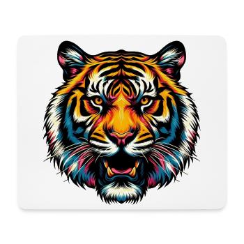 Tiger - Mouse Pad (horizontal) - white - Front