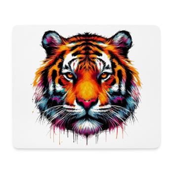 Tiger - Mouse Pad (horizontal) - white - Front