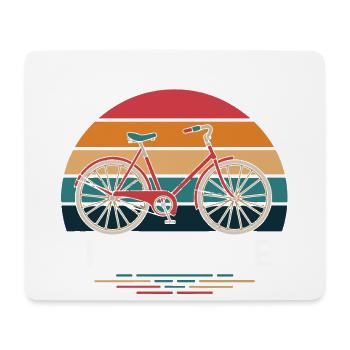 Ride Like You Give a Wheel - Mouse Pad (horizontal) - white - Front