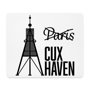 Lieber Cuxhaven als Paris - Mousepad (Querformat) - Weiß - Vorne