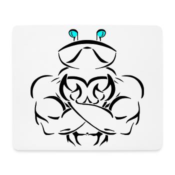 Alpha cancer Deluxe - Mousepad (Querformat) - Weiß - Vorne