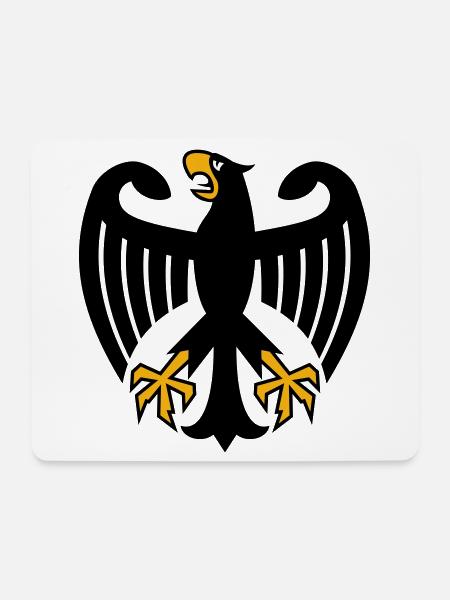 Bundesadler Deutschland Adler Wappen - Mousepad (Querformat) - Weiß