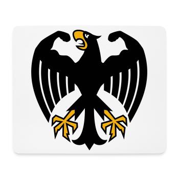 German Fitness Federal Eagle with Muscles - Mouse Pad (horizontal) - white - Front