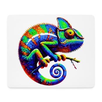 Chamäleon - Mousepad (Querformat) - Weiß - Vorne