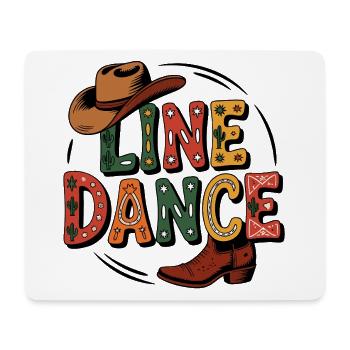 Line Dance mein Hobby - meine Passion - Mousepad (Querformat) - Weiß - Vorne
