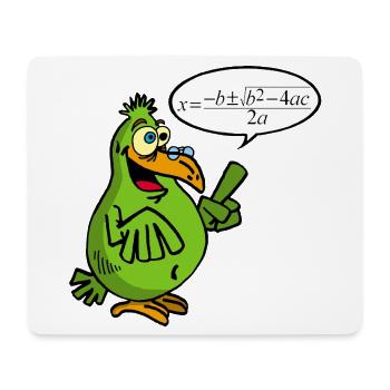 Smart bird - Mouse Pad (horizontal) - white - Front