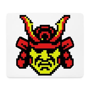 Pixel Samurai 8bit - Mousepad (Querformat) - Weiß - Vorne