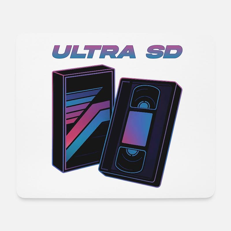 Ultra SD - Mousepad (Querformat) - Weiß